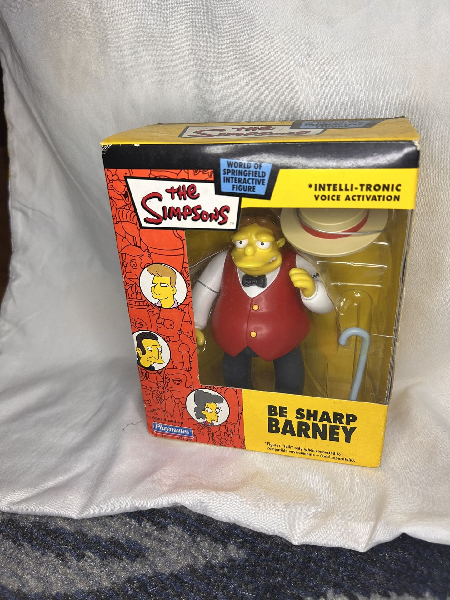 Simpsons Interactive Figure Be Sharp Barney