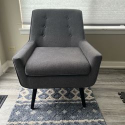Modern gray comfy chair