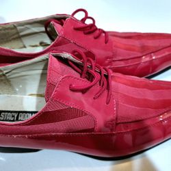 Stylish Red Stacy Adams Dress Shoes - Size 12