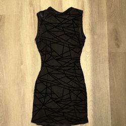 Black Body Con Dress