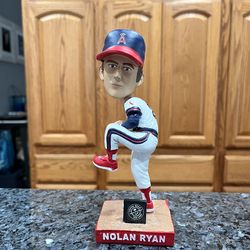 Los Angeles Angels of Anaheim Nolan Ryan Bobblehead #30. Exclusive Stadium Giveaway Sponsored by Coffee Bean. Preowned no box. Has been on display