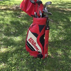 Awesome That Shaft Wilson Golf Bag Full Of Wilson Clubs
