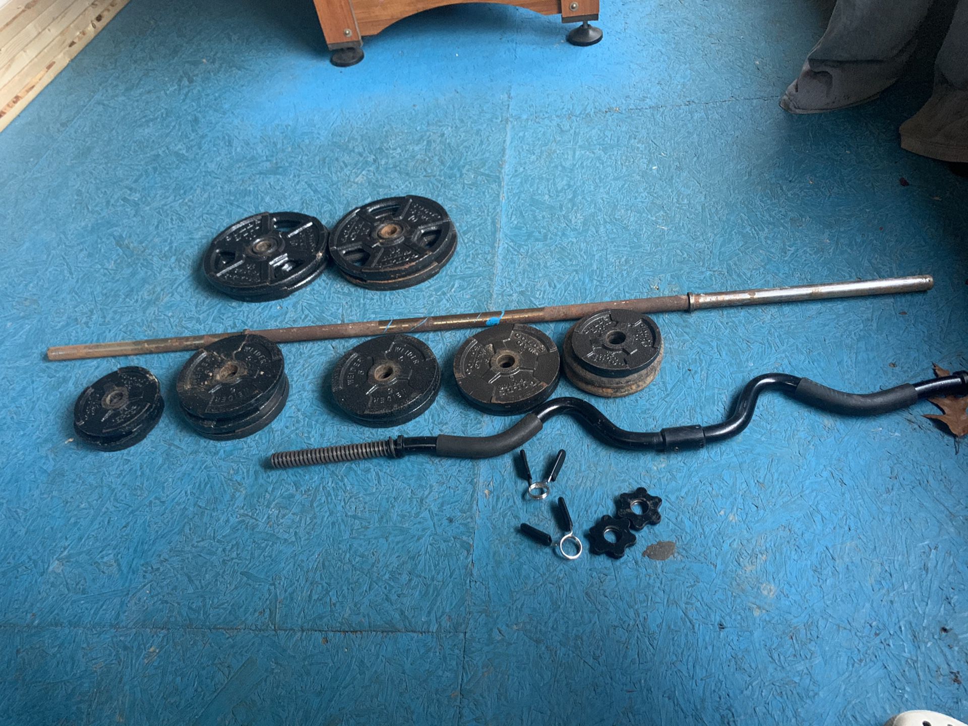 Weight bars and plates