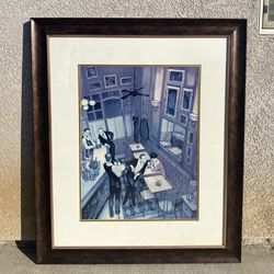 Juarez Machado 33x39 Bistro Framed Art Print  