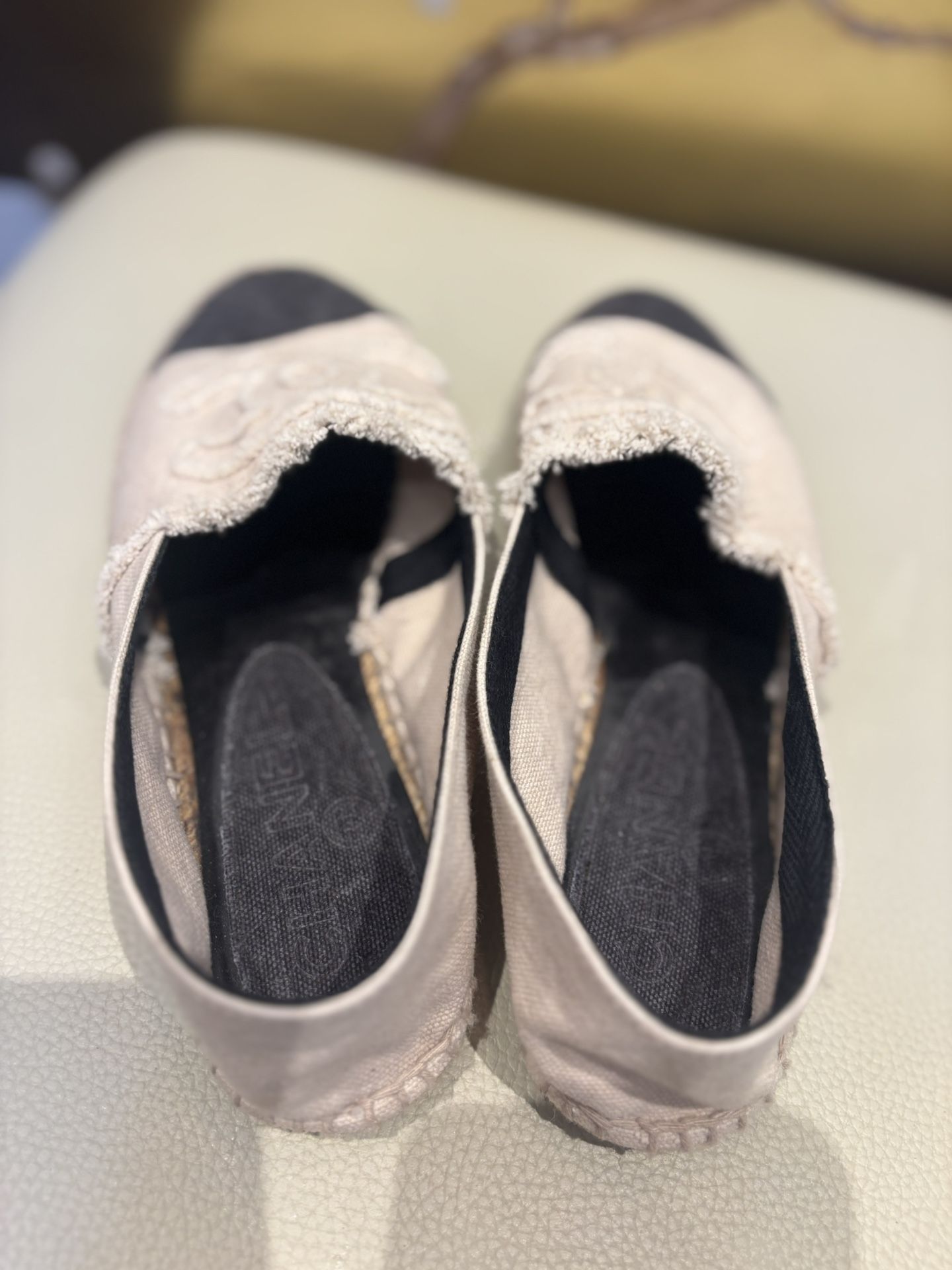 Chanel Blue White Denim