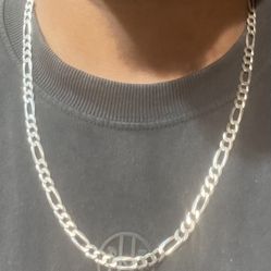 Silver Figaro Link Chain