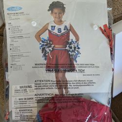 Patriotic Cheerleader Child Costume