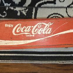 vintage Coca-Cola wooden crate, 