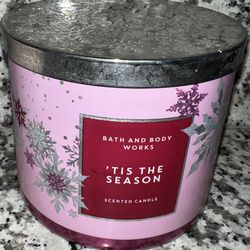 Tis The Season Bath And Body Works Candle 