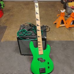 Bass Guitar And Amp 300$ OBO