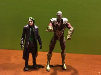 D.C. action figures Deadshot and Joker