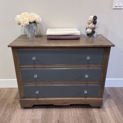 Antique Solid Oak Dresser