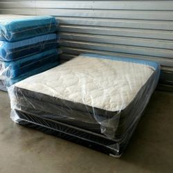 NEW FULL-SIZE PILLOW TOP MATTRESS AND BOX SPRING 🆕️