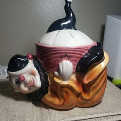 RARE Clown Cookie Jar 