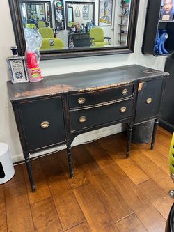 5 Vintage black Drawers