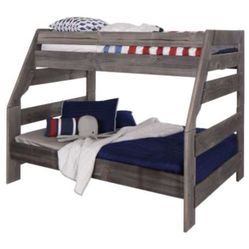 Pine Wood Bunk Bed - Full/Twin