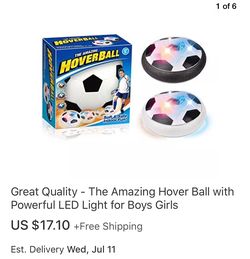 Great Quality - The Amazing Hover Ball with Powerful LED Light for Boys Girls