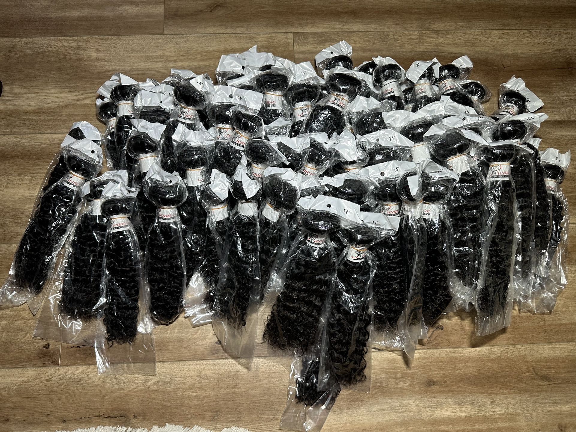 Hair Extensions-150 Bundles Virgin Human Hair