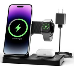 Wireless Charger iPhone Charging Station（Brand New）