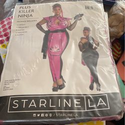 Plus Size Killer Ninja Costume 5X