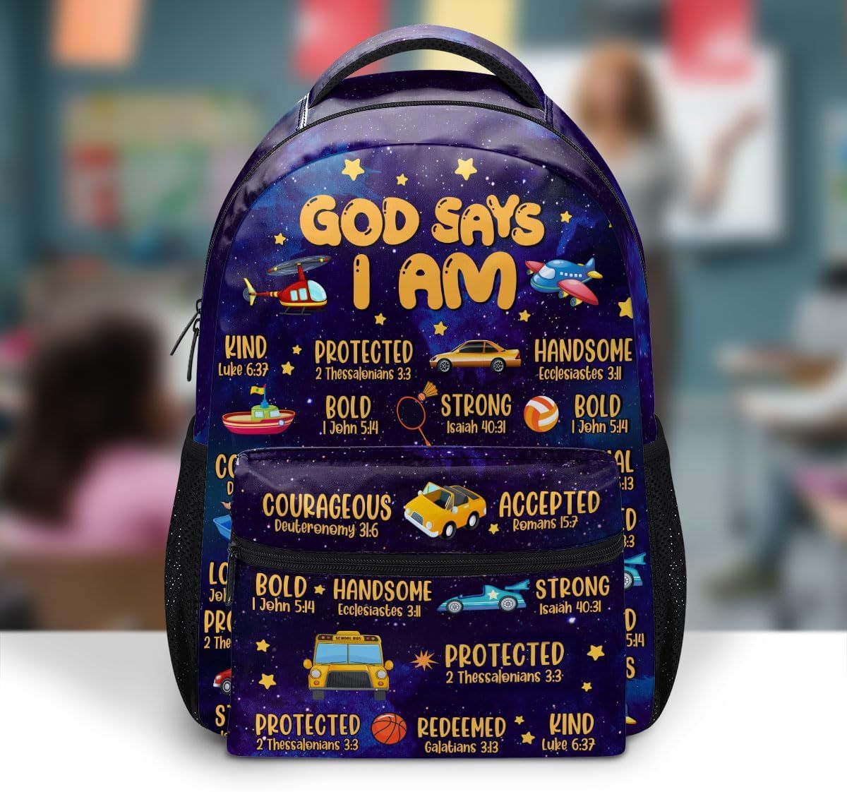 “God Says I Am” Backpack
