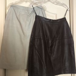 Leather Skirt X2, Size5 And 12