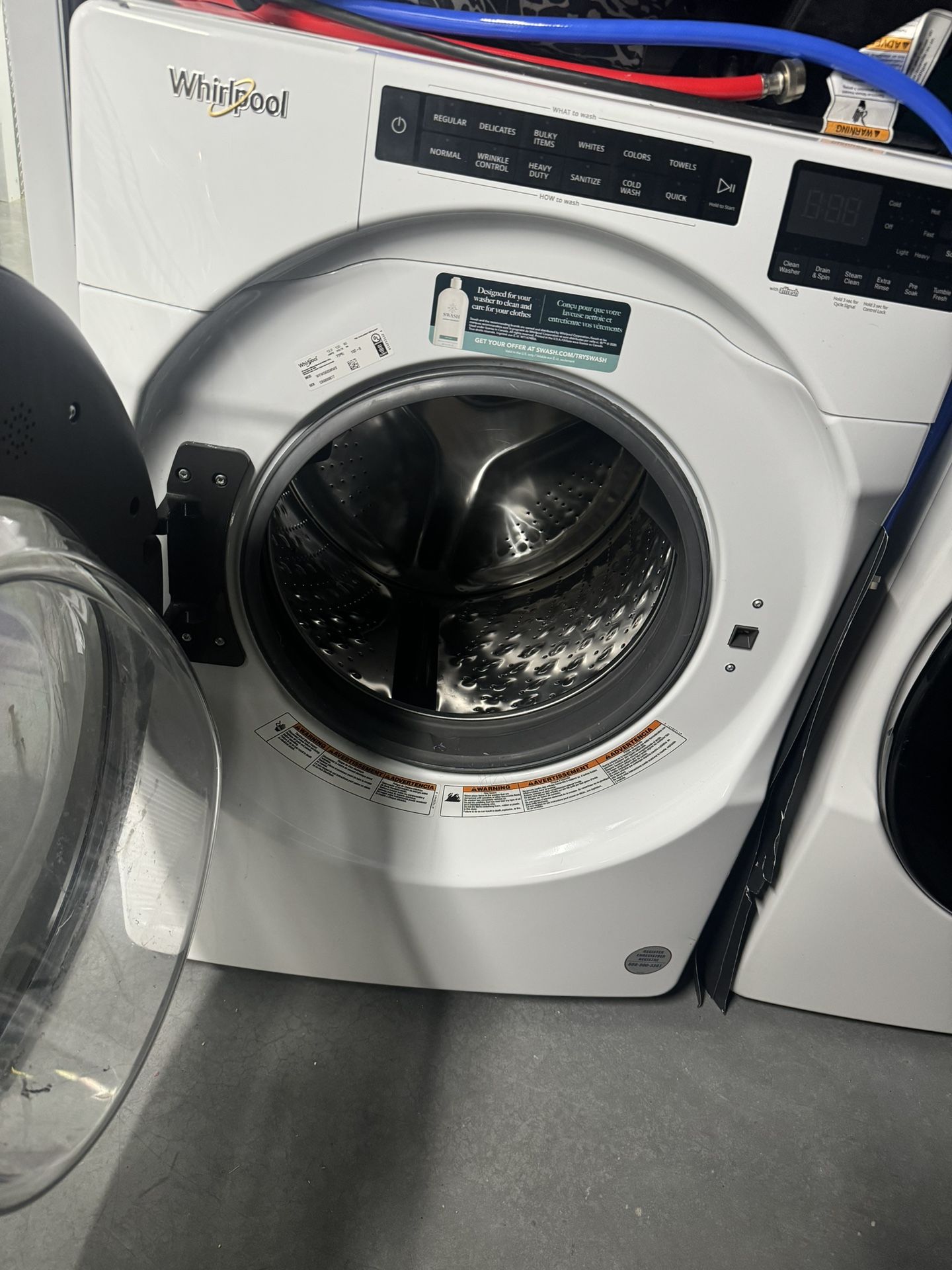 whirlpool washer dryer set
