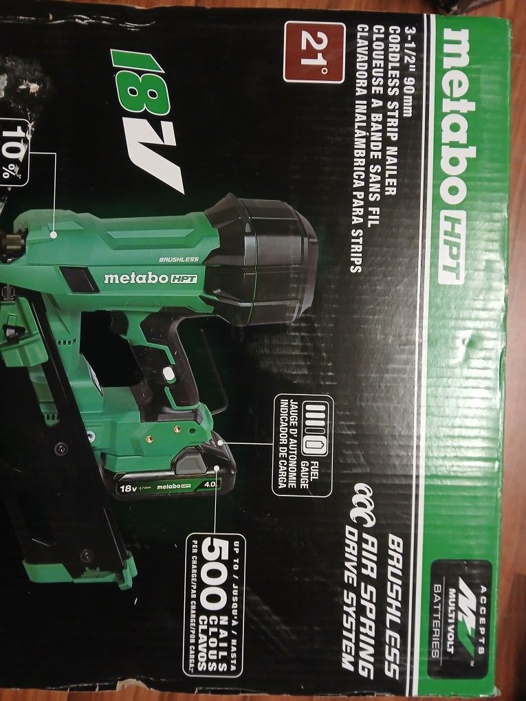 Metabo  21° Paper Collated Framing Nailer