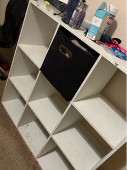 White cube organizer