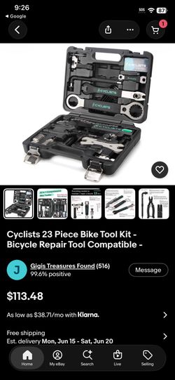 Cycling Bicycle Toolset Complete