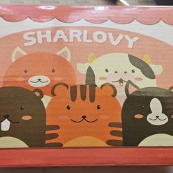 SHARLOVY Dog Squeaky Toys 5 Pack, Pet Crinkle Toy No Stuffing Animals Plush, Dog Chew for Large and Medium