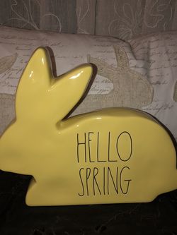Rae Dunn Hello Spring Bunny