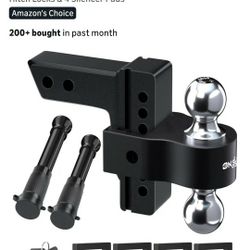 Adjustable Trailer Truck Drop Hitch 2in Receiver 6in Drop 2 6