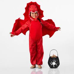 Kids Red Dragon Halloween Costume