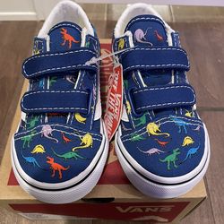 Vans Toddler Old Skool Dino Shoes size 6 brand new