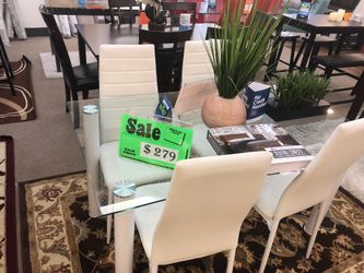 Dining Table Set with 4 chairs