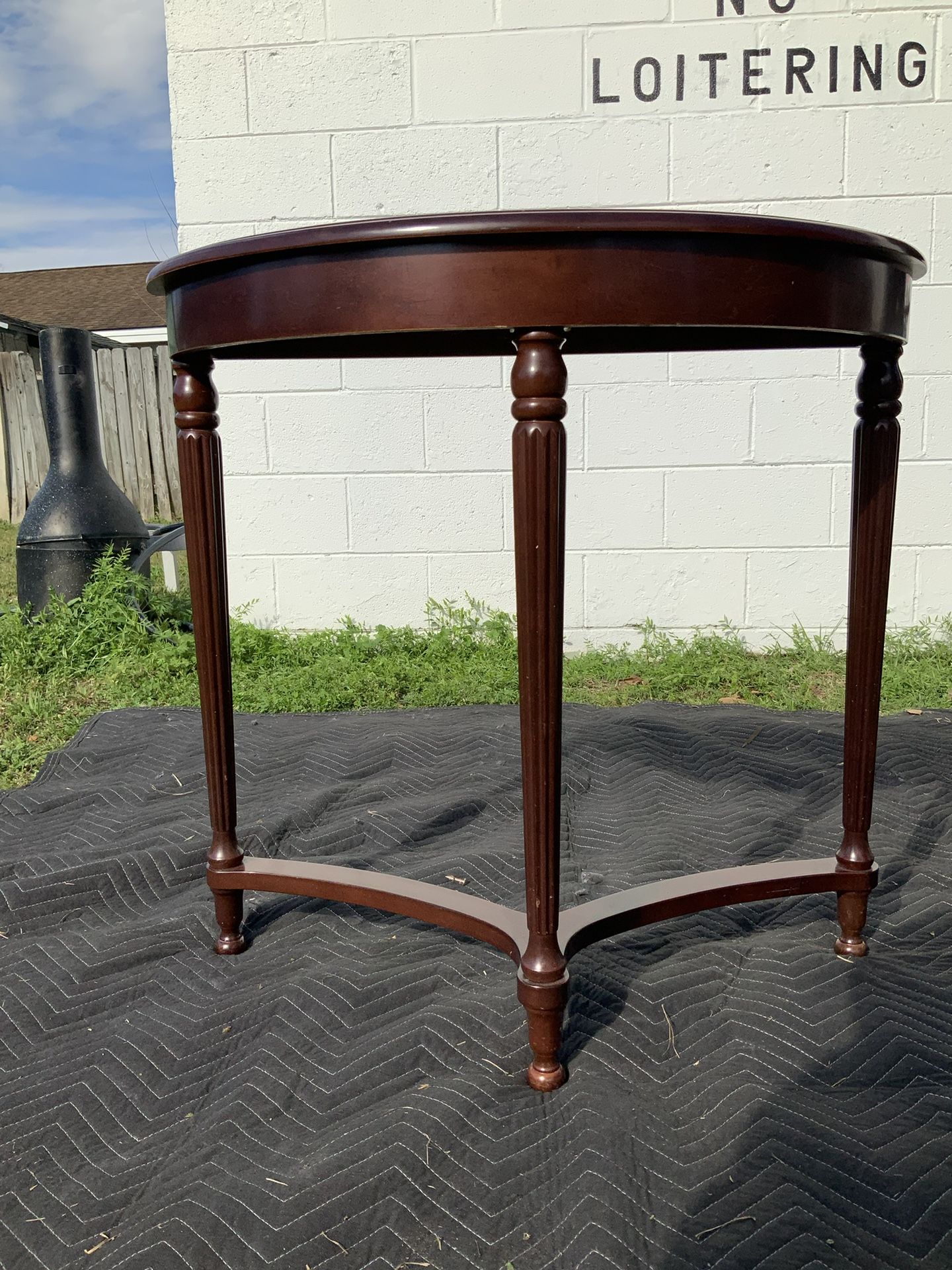 Half Moon End Table 