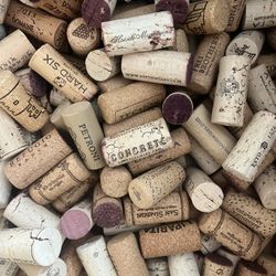 Big Box Wine Corks Art Project