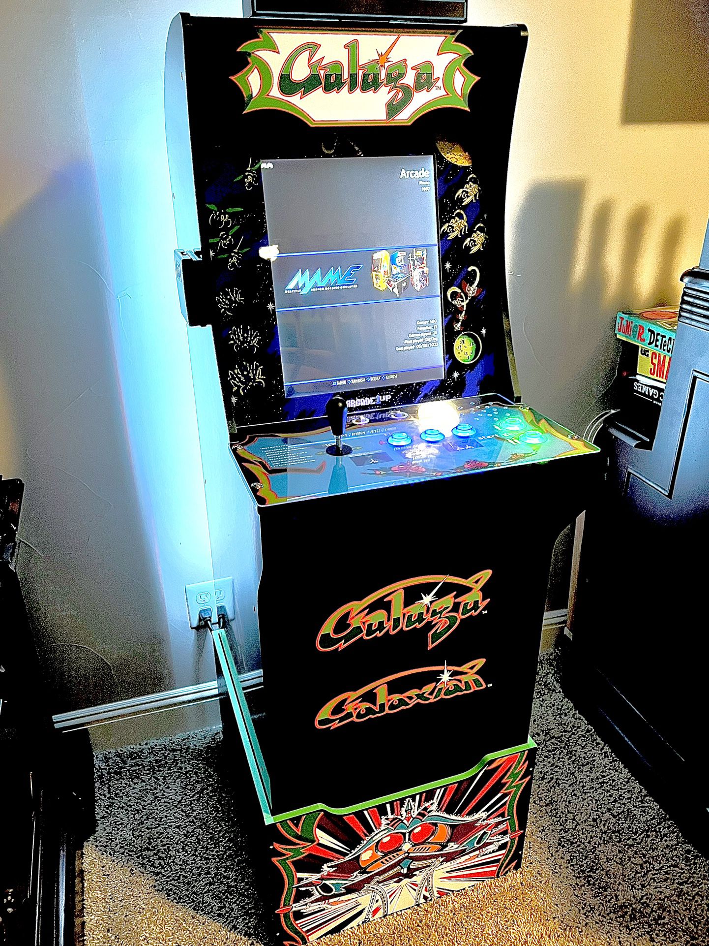 Arcade1up Mod New Arcade Galaga With 580 Vertical Games