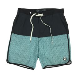 Vuori Cruise Board Shorts Mens 30 Gray Black 8” Inseam Linerless Surf Beach