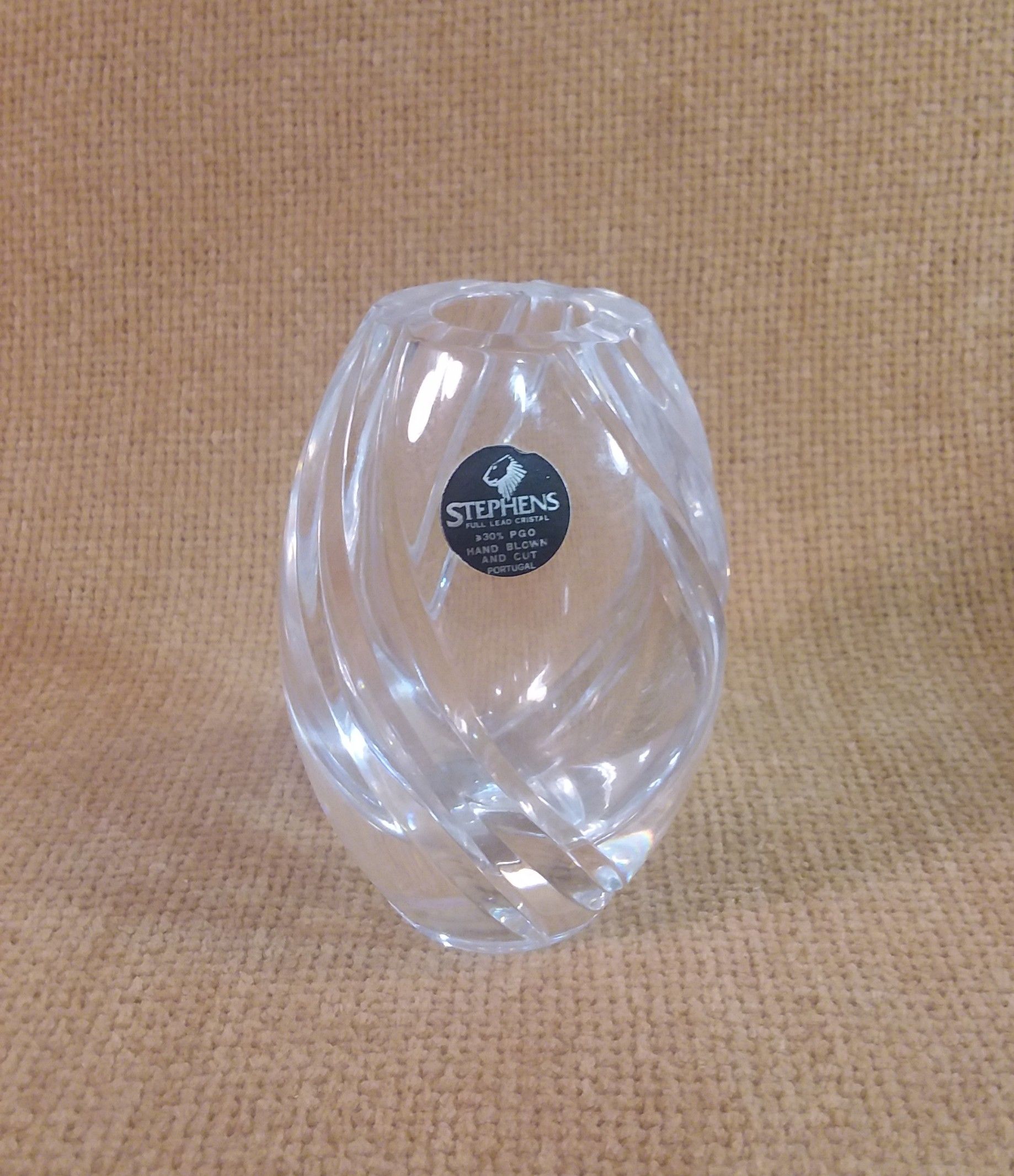 Stephens Small Crystal Vase