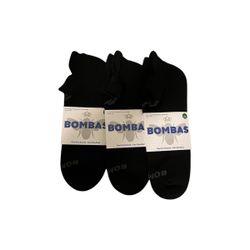 6 Pair of Bombas Black XL Ankle