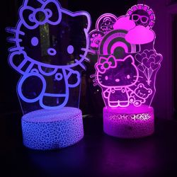 Hello Kitty 3D Lamps.  