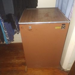 Vintage Mini Fridge Work Very Well And Has Light In It When U Open It