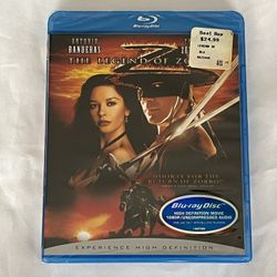 The Legend of Zorro (Blu-ray, 2007) Brand New Factory Sealed Antonio Banderas