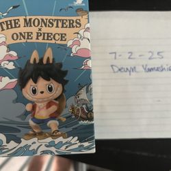 One Piece X The monsters  Labubu 
