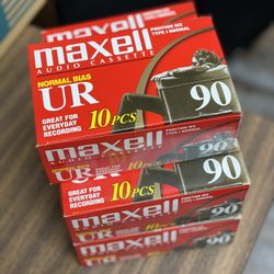 New  Maxell Audio Cassette 