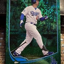 2013 Topps Adrian Gonzalez Emerald Foil