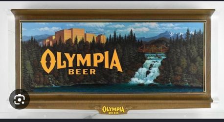 Olympia Beer lighted sign