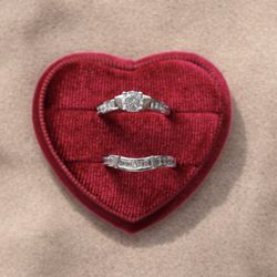 Anillo De Compromiso Size 6 Plata 925